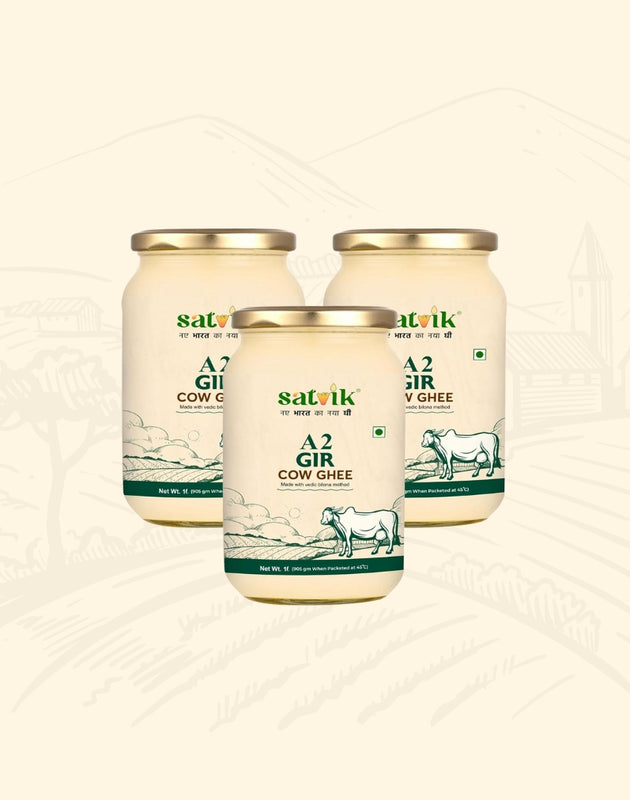 A2 Gir Cow Ghee (Pack of 3)