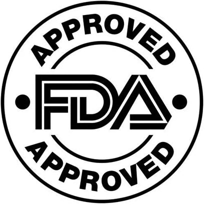 FDA approval logo with 'APPROVED' text